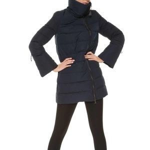 Moncler long down puffer coat